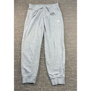 Nike Women’s Size M Medium Gray Joggers Sweatpants  Drawstring Logo